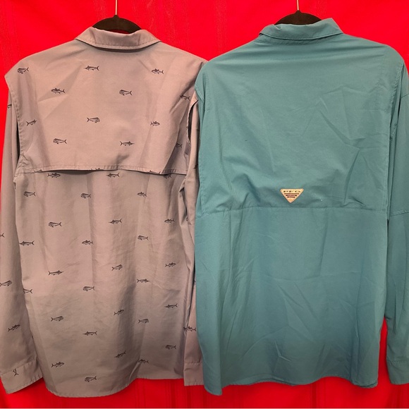 Lot of 5 Men’s Size Large Gently Used Fishing Shirts - Picture 2 of 6